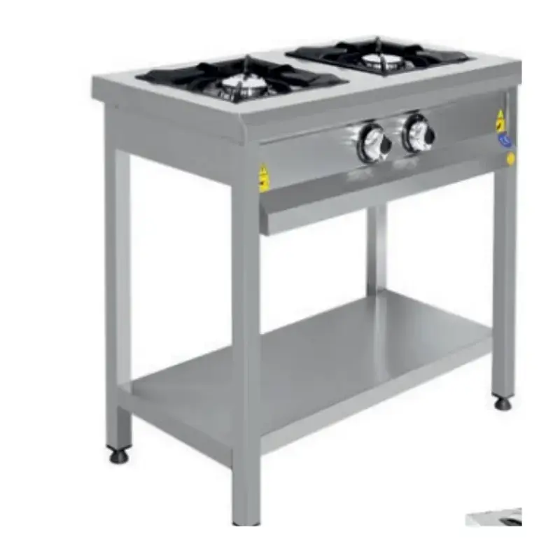 Csa-inox  Karacasan Doğalgazlı Taban Raflı Çiftli 2 Gözlü Ocak - 1