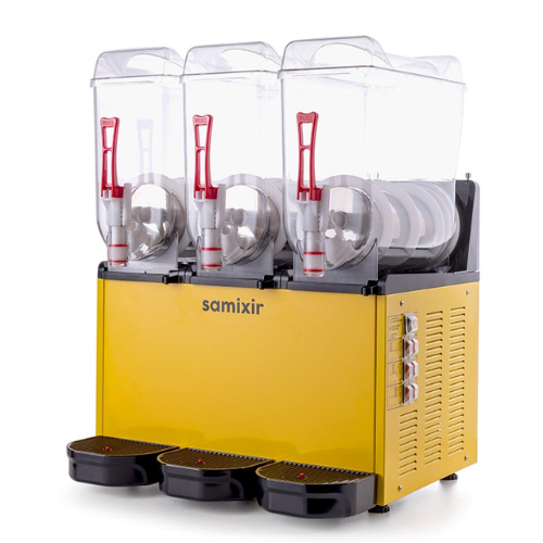 Hazne Kapasitesi: 12+12+12 Litre Ağırlık: 58,3 kg Genişlik: 590 mm Derinlik: 530 mm Yükseklik: 770 mm (damlalık dahil) Akım: 3,72 A Defrost Modu: Mekanik Soğutucu Gaz R404A / R290 Güç: 1050 W Soğutma Gücü: 1400 W Besleme Voltajı: 220-240 V 50 Hz Opsi - 1