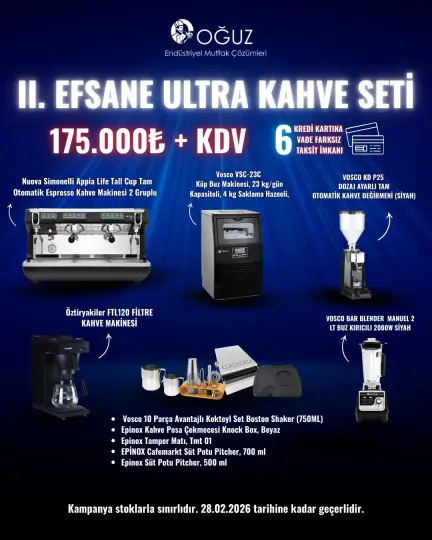 II.EFSANE ULTRA KAHVE SETİ 6 TAKSİT İMKANI