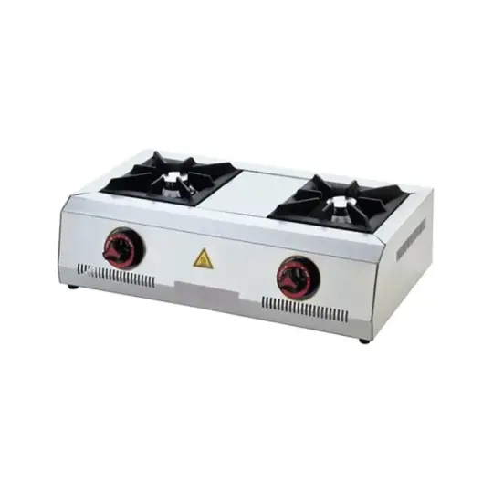 Işıkgaz Silverinox Doğalgazlı Set Üstü Mini 2 Gözlü Ocak