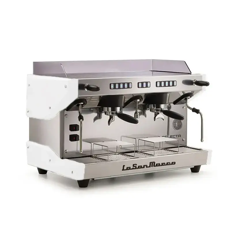 La San Marco Delecta 2 Gruplu Espresso Makinesi, Beyaz - 2
