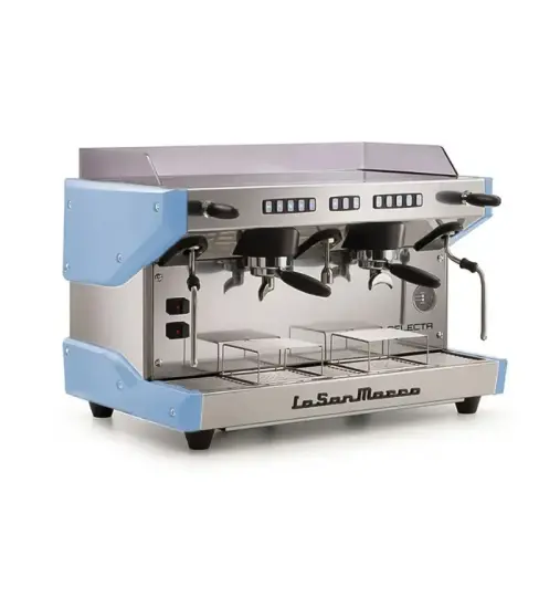 La San Marco Delecta 2 Gruplu Espresso Makinesi, Gök Mavisi - 2