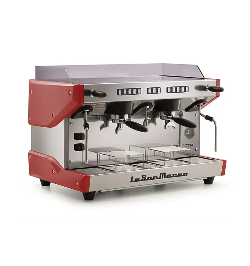 La San Marco Delecta 2 Gruplu Espresso Makinesi, Kırmızı - 2