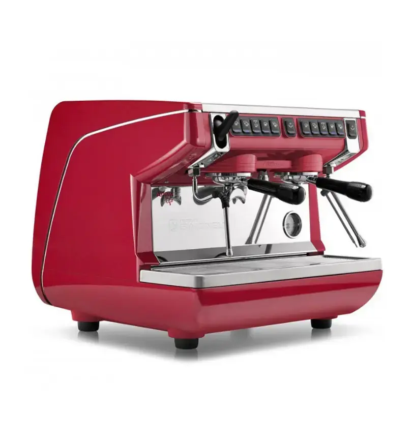 Nuova Simonelli Appia Life II Compact Yüksek Kaşıklı Tam Otomatik Kahve Makinesi, Kırmızı - 2