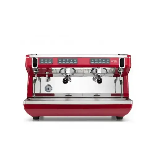 Nuova Simonelli Appia Life Tall Cup Tam Otomatik Espresso Kahve Makinesi 2 Gruplu Kırmızı