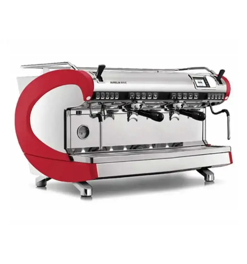 Nuova Simonelli Aurelia Wave Tam Otomatik Espresso Kahve Makinesi 2 Gruplu Kırmızı - 2 Nuova Simonelli Aurelia Wave Tam Otomatik Espresso Kahve Makinesi 2 Gruplu Kırmızı - 1