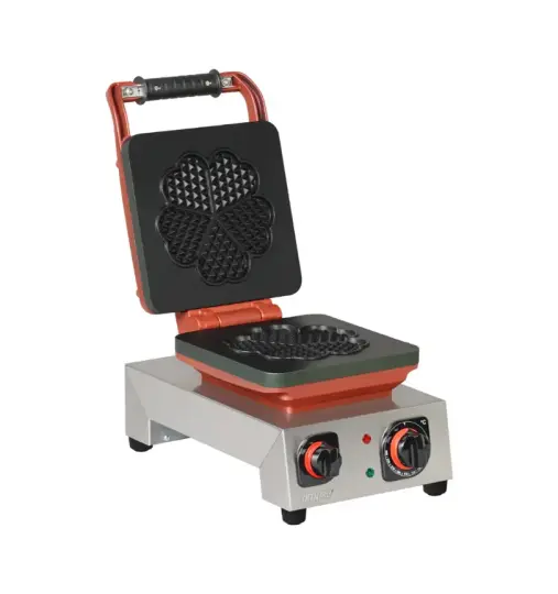 Omake WFL21.E12 - Kalp Ø190 Çiçek Waffle Makinesi