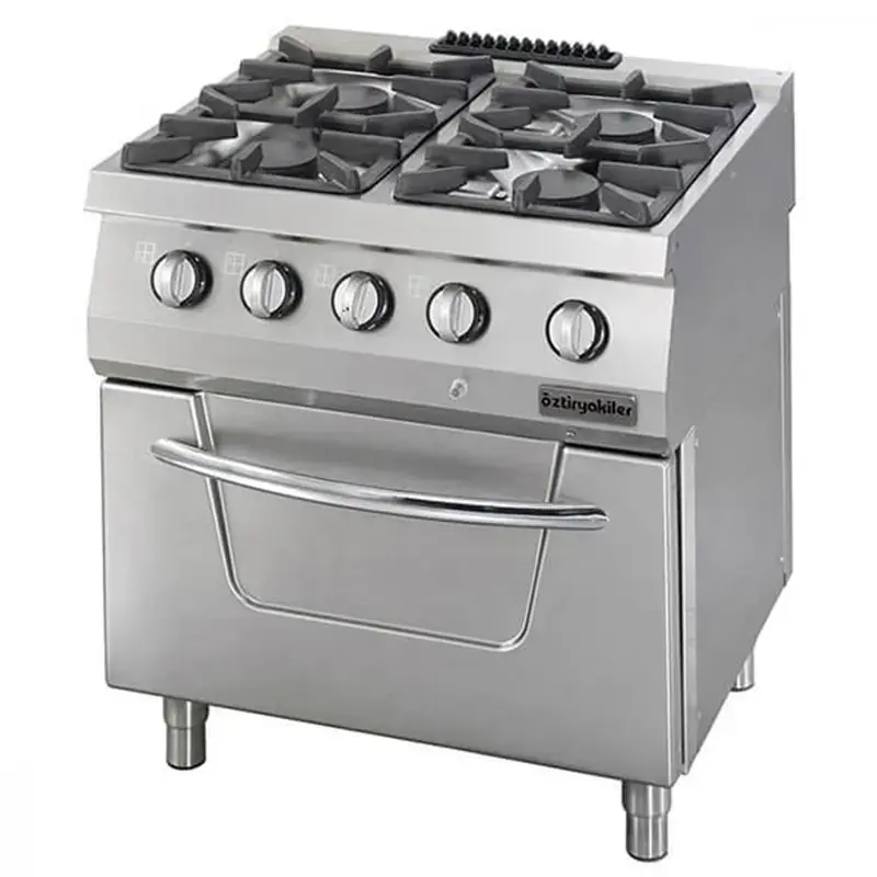 Öztiryakiler 700 Seri Fırınlı Kuzine, 4 Gözlü Ocak - 1