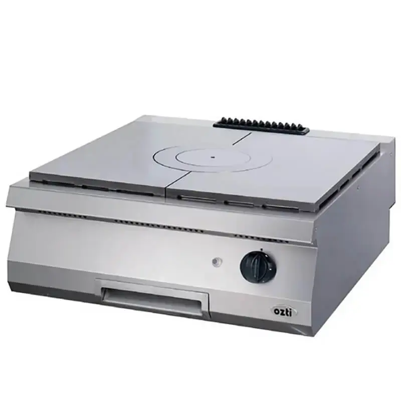   Öztiryakiler 700 Seri Setüstü Ocak, Kapalı, Döküm, Gazlı, 70x80x30 cm - 1