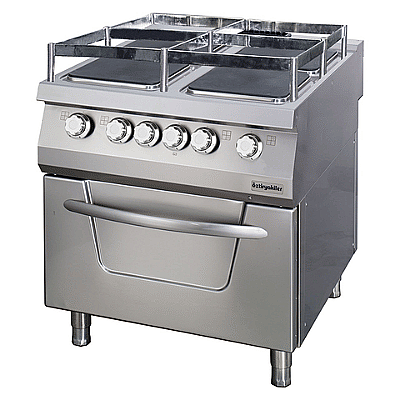 Öztiryakiler 900 Seri Fırınlı Elektrikli Kuzine, Gemi Model, 4 Kare Plate, 80x90x85 cm, OSOEF 8090 S Ürün Kodu : 1M.7865.N1.80908.11G