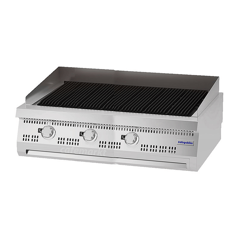 Öztiryakiler 900 Seri ODG 12090 E V2 Döküm Izgara, 120x90x30 cm, Gazlı ÜRÜN KODU : 083.7864.N1.12903.72 - 1