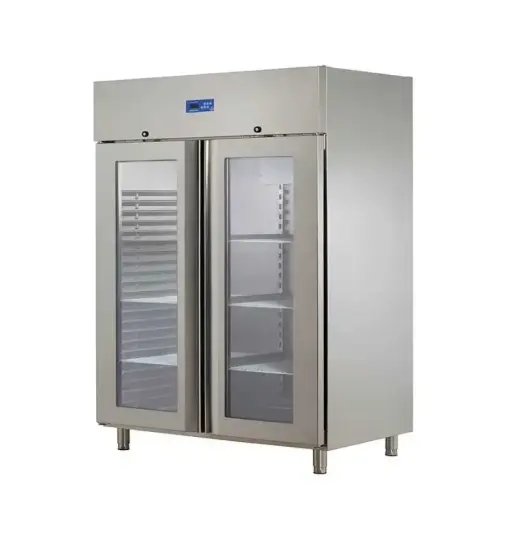 Öztiryakiler Çift Cam Kapılı Buzdolabı, K Tipi 304 Kalite, GN 1200 NMV Model
