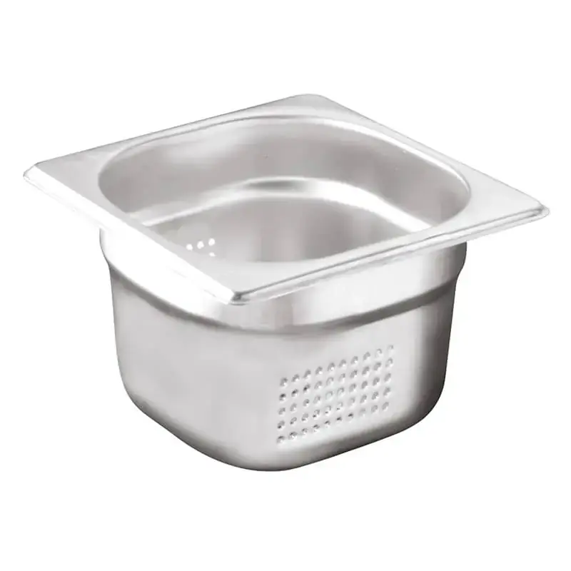 Öztiryakiler Delikli Gastronom Küvet, 100 cm, GNP 1/6 - 1