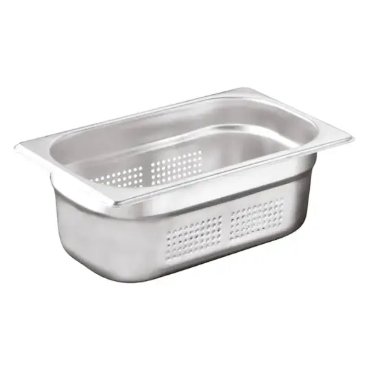 Öztiryakiler Delikli Gastronom Küvet, 15 cm, GNP 1/4