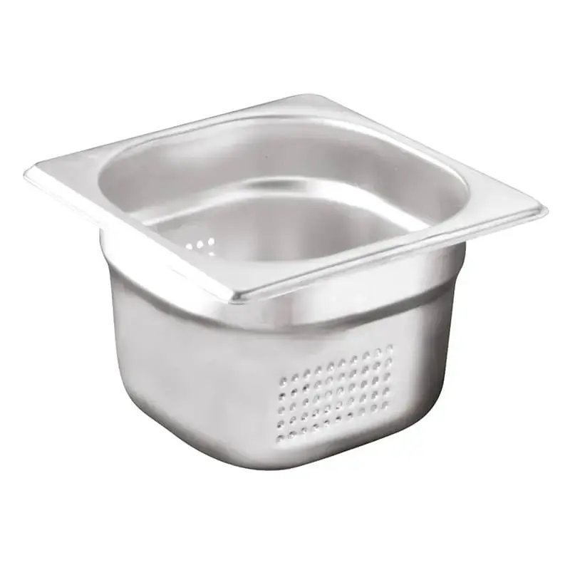 Öztiryakiler Delikli Gastronom Küvet, 15 cm, GNP 1/6 - 1