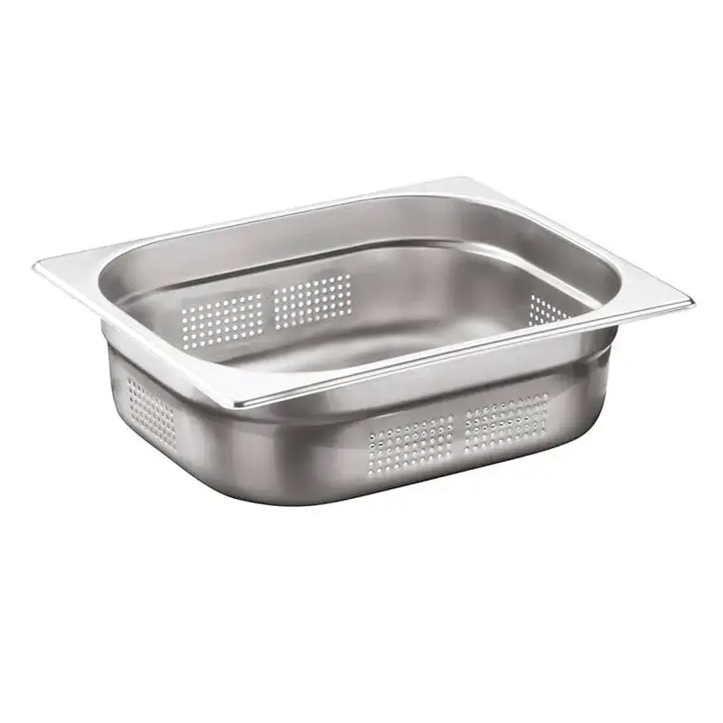 Öztiryakiler Delikli Gastronom Küvet, 2 cm, GNP 1/2 - 1