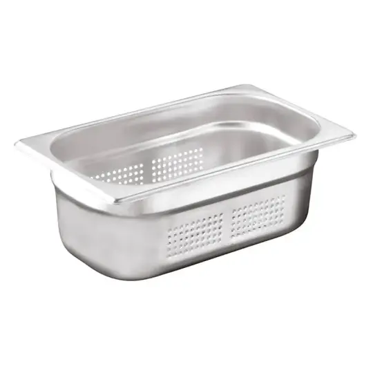 Öztiryakiler Delikli Gastronom Küvet, 20 cm, Gnp 1/4