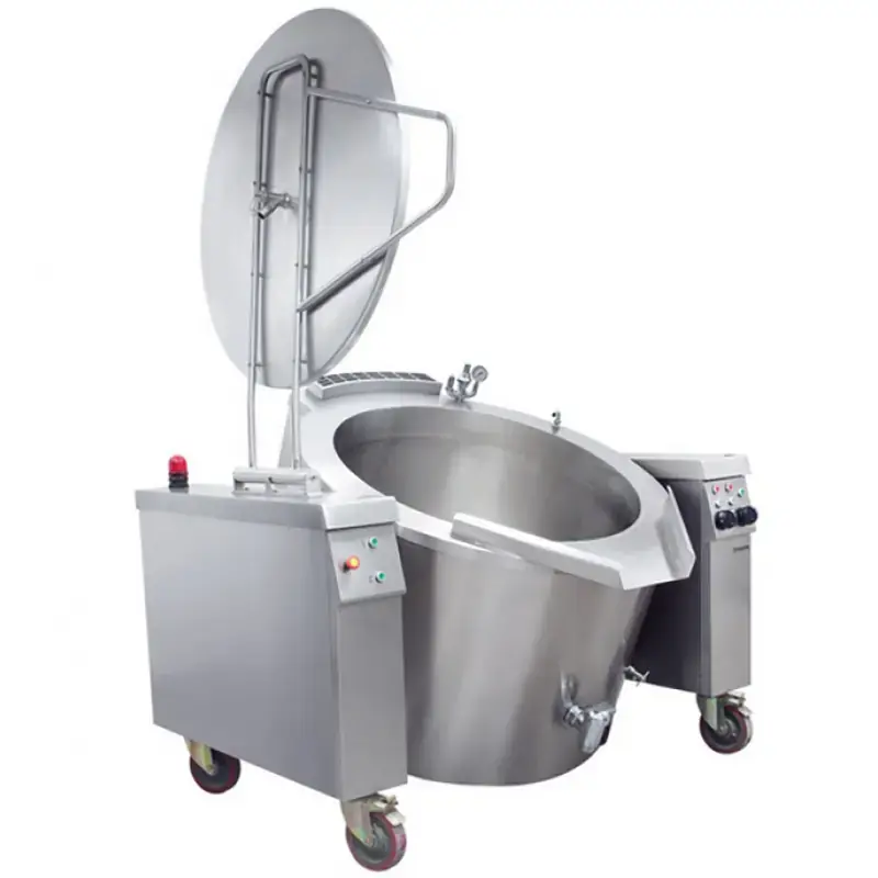   Öztiryakiler Devrilir Kaynatma Tenceresi, İndirekt, Elektrikli, 200 Lt - 1