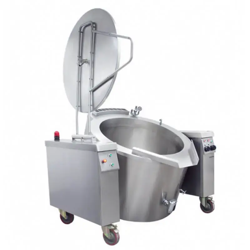 Öztiryakiler Devrilir Kaynatma Tenceresi, İndirekt, Gazlı, 100 Lt - 1