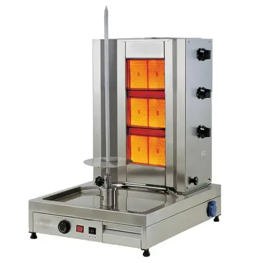 Öztiryakiler  Gazlı Döner Ocağı, Alttan Motorlu, 3 Radyanlı