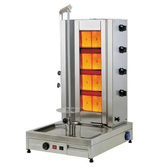   Öztiryakiler Gazlı Döner Ocağı, Alttan Motorlu, 4 Radyanlı