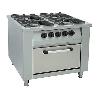 Öztiryakiler Gazlı Fırınlı Kuzine, 4 Gözlü Gazlı Ocak, 100x100x85 cm, OSOGF 1010 Ürün Kodu : 1M.7865.N1.10100.10 - 1