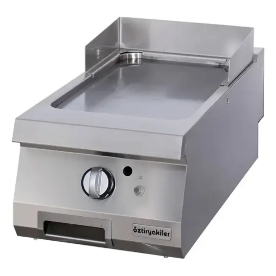 Öztiryakiler  Gazlı Grill Plate, Düz, Sert Krom Kaplı, 40x70x30 cm