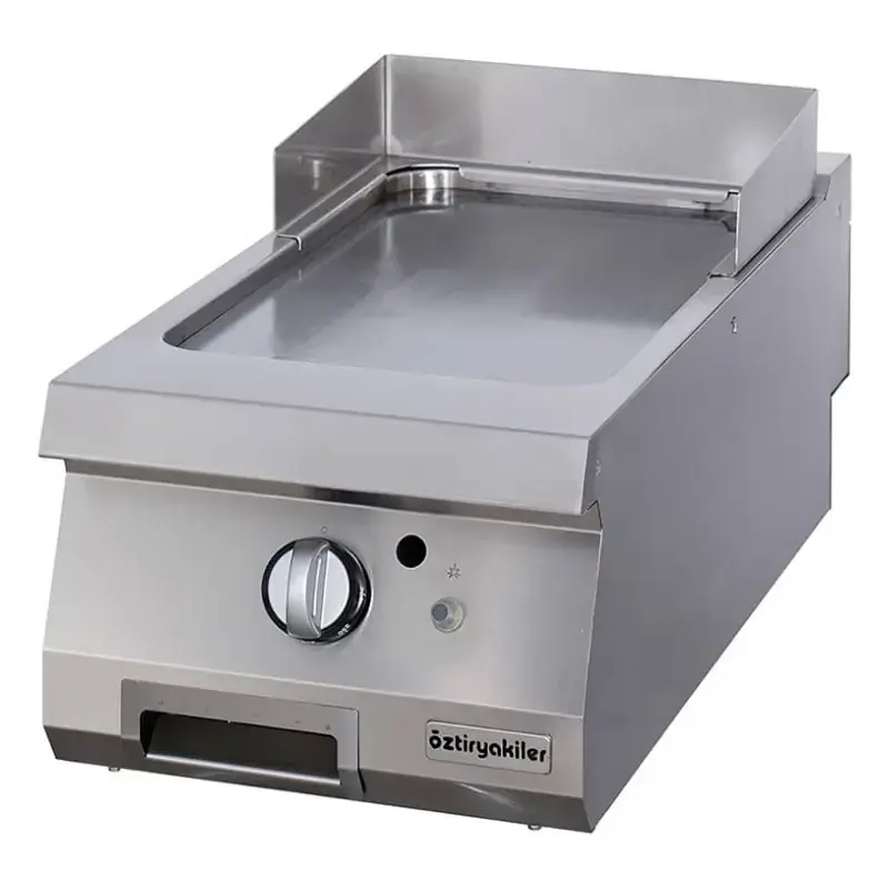 Öztiryakiler  Gazlı Grill Plate, Düz, Sert Krom Kaplı, 40x70x30 cm - 1