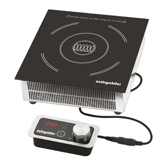  Öztiryakiler Gömme İndüksiyonlu Ocak, 36 x 38 x 12 cm