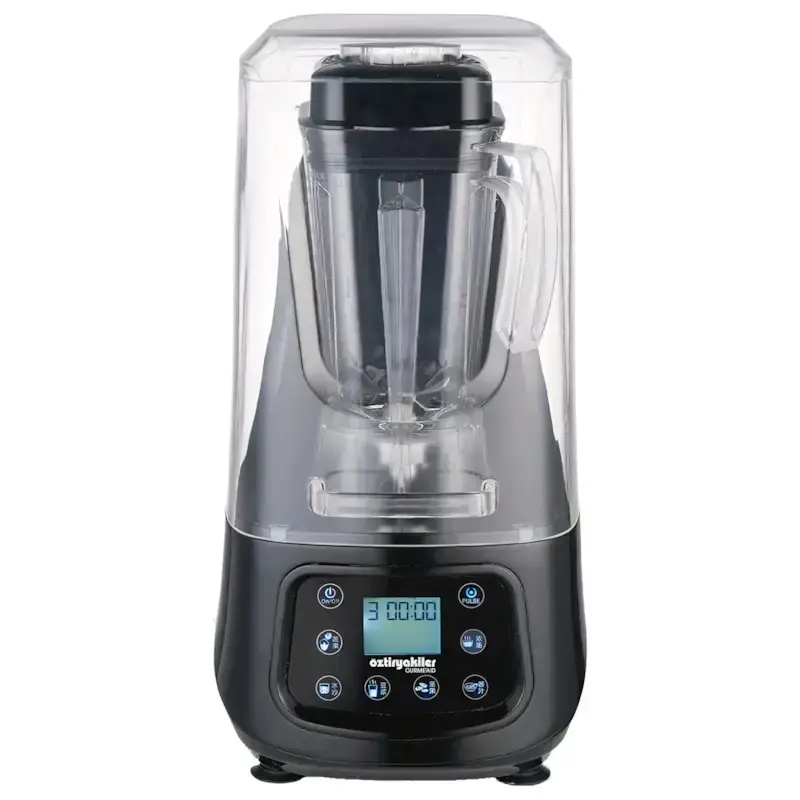 Öztiryakiler  Gurmeaid Dijital Bar Blender, Gürültü Önleyici Kapaklı, 1680 W - 1