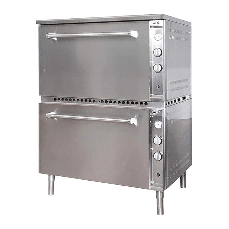 Öztiryakiler İki Katlı Kuzu Fırını, 120x90x154 cm, Gazlı + Elektrikli - 1