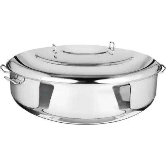 Öztiryakiler Kapaklı Helvane Tencere, Saplı, 100x35 cm, 258 Lt