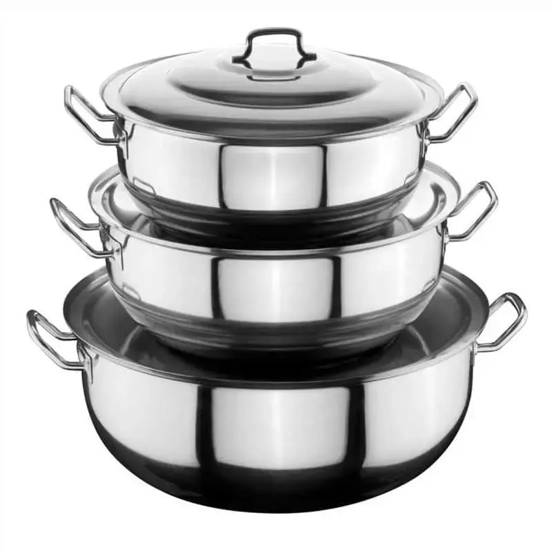 Öztiryakiler Kapaklı Helvane Tencere, Saplı, 36x15 cm, 14 Lt - 1