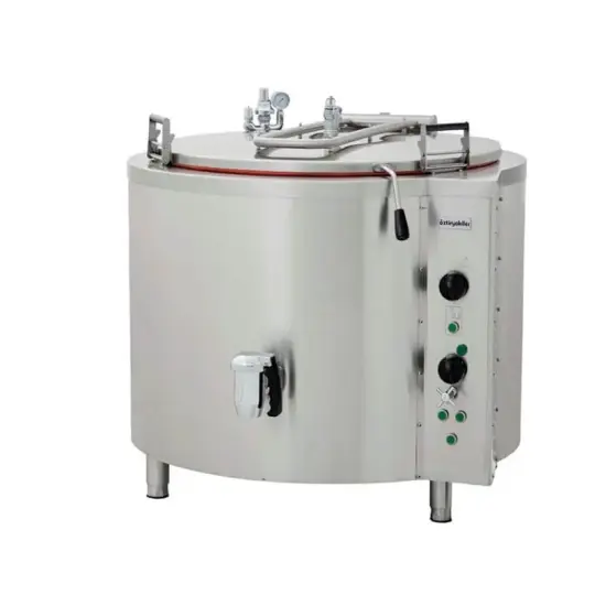 Öztiryakiler Kaynatma Tenceresi, İndirekt, Elektrikli, 400 Lt-Sabit Model