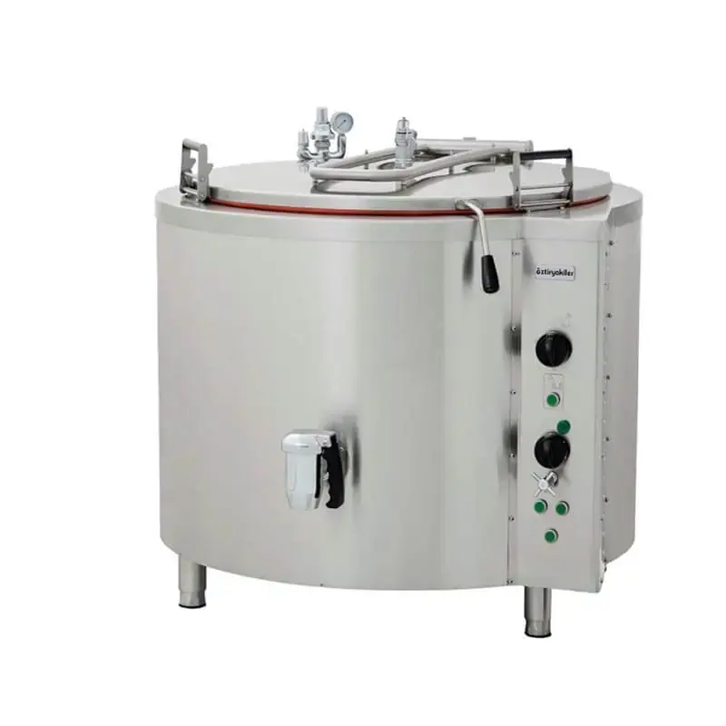 Öztiryakiler Kaynatma Tenceresi, İndirekt, Elektrikli, 400 Lt-Sabit Model - 1