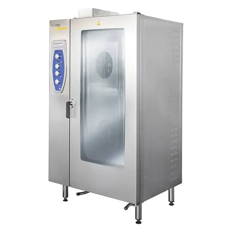 Öztiryakiler Konveksiyonlu Gazlı Fırın, 20 GN 2/1, Kızaklı - 1