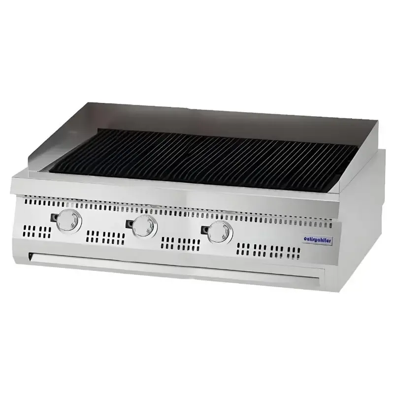 Öztiryakiler Set Üstü Döküm Izgara, Gazlı, V2 Model, 120x70x30 cm - 1