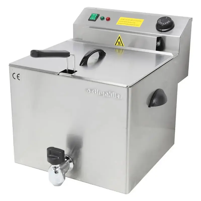 Öztiryakiler Set Üstü Elektrikli Fritöz, Tek Sepetli, 26.5x43x31 cm - 1