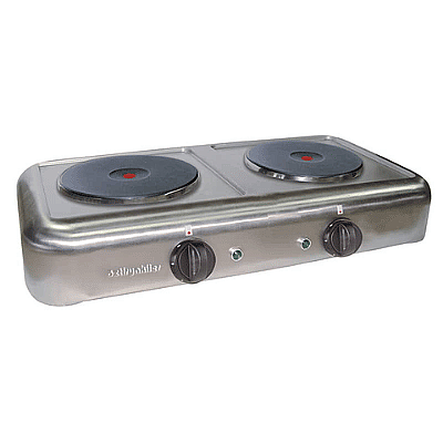 Öztiryakiler Set Üstü Elektrikli Ocak, İkili, 5.2 kw, 75x40x14.5 cm, OSO 4075.1 Ürün Kodu : 1M.7865.80402.26 - 1