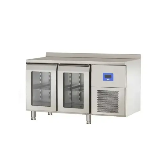 Öztiryakiler TA 260 NMV Buzdolabı 2 Cam Kapılı Yatay Tezgah Tip