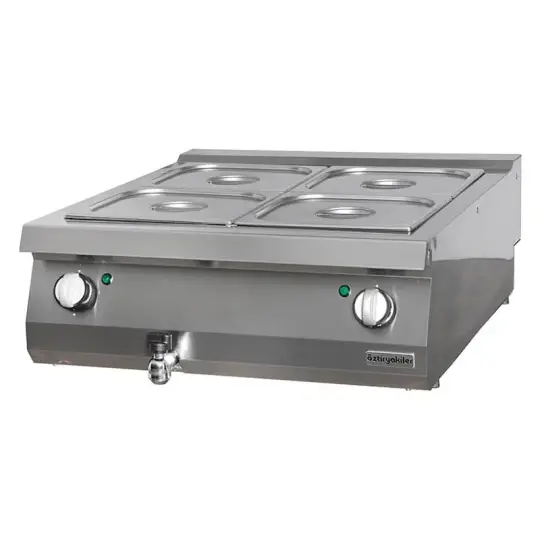 Öztiryakiler Yeni 900 Serisi, Set Üstü Elektrikli Bain Marie, 80x90x30, Gn Kaplar Hariç