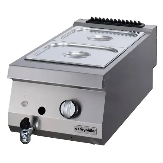 Öztiryakiler Yeni 900 Set Üstü Bain Marıe Gazlı 40x90x30-Gn Kaplar Hariç