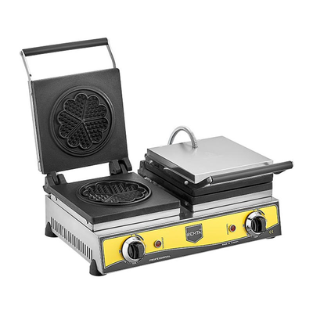 Remta Kare Model Waffle Makinesi Çiftli Elektrikli 21CM - 1