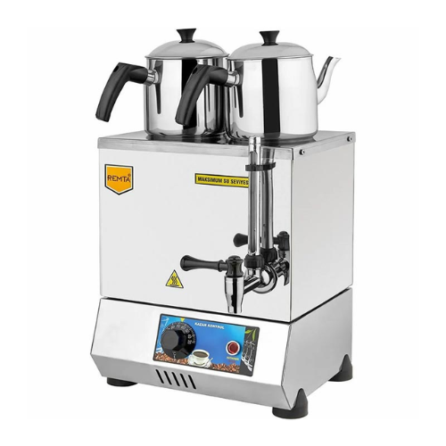 REMTA EP02A 20 MODEL ÇİFT DEMLİKLİ ÇAY OCAĞI PLEYTSİZ - 1