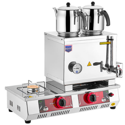 REMTA N11(E) 30 MODEL ÇİFT  DEMLİKLİ GAZLI+ELK.  24LT