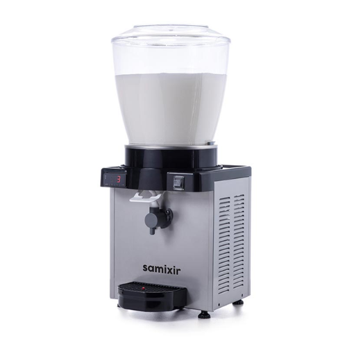 Samixir KAM22 Köpüklü Ayran Dispenseri, 22 L, Dijital, Panaromik, Inox - 1
