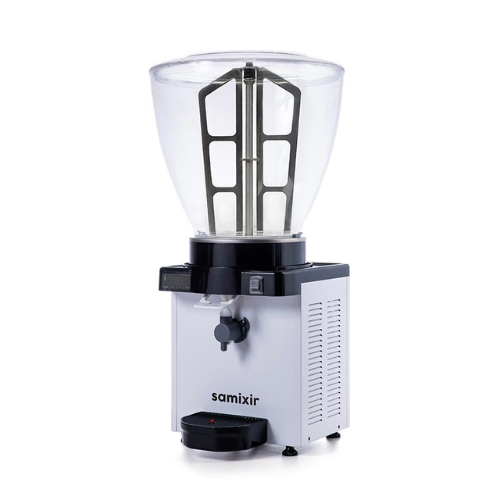 Samixir KAM40 Köpüklü Ayran Dispenseri, 40 L, Dijital, Panaromik, Beyaz - 2