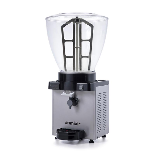 Samixir KAM40 Köpüklü Ayran Dispenseri, 40 L, Dijital, Panaromik, Inox - 2