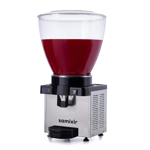 Samixir M40 Soğuk İçecek Dispenseri, 40 L, Dijital, Panaromik, Inox - 1
