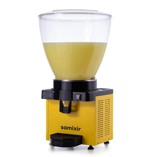 Samixir M40 Soğuk İçecek Dispenseri, 40 L, Dijital, Panaromik, Sarı - 1